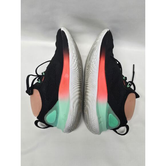 Under Armour Curry Flow Go Low Top Running Neon Shoes 3023814-006 Sneakers Walk - Picture 3 of 10